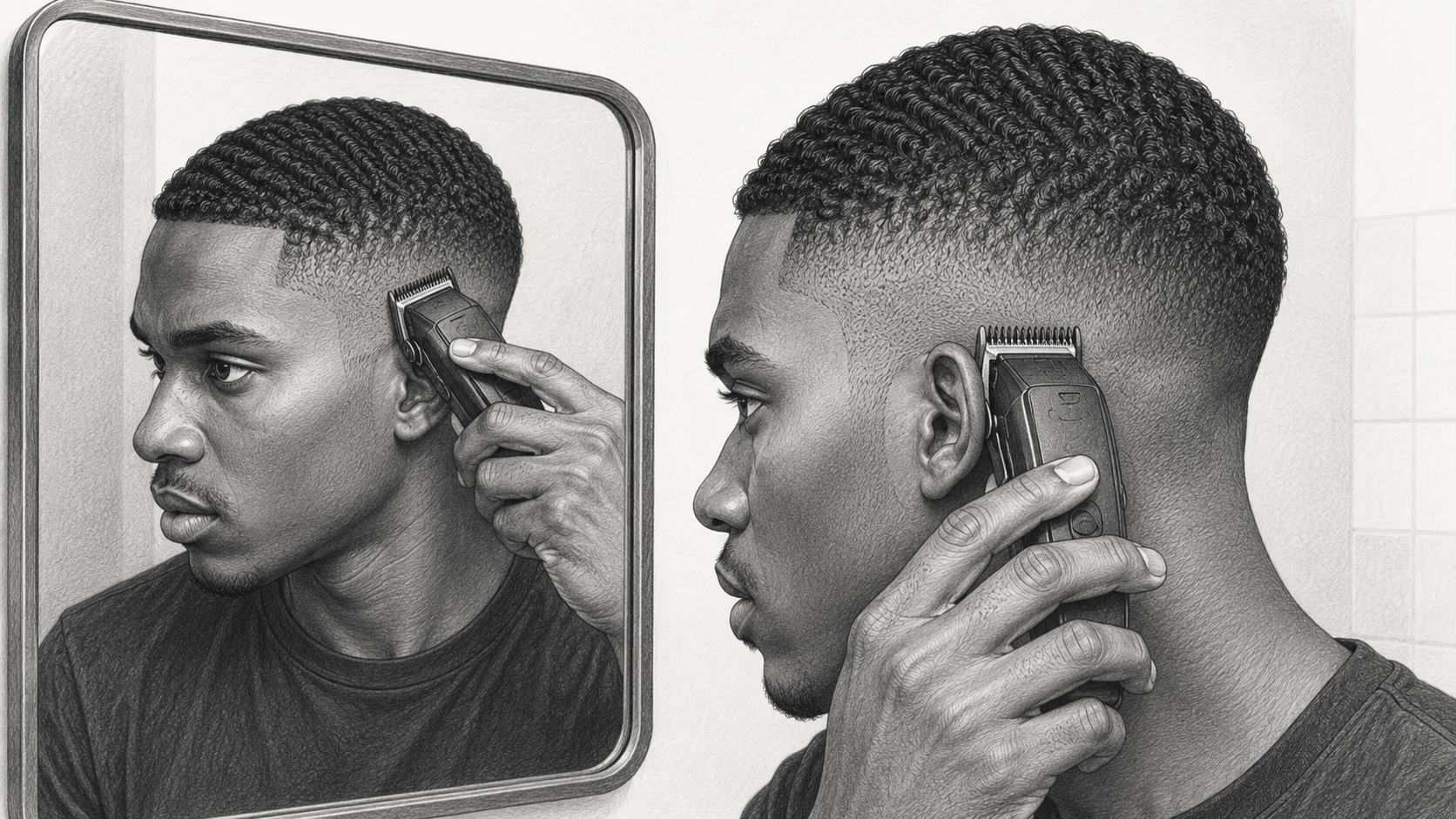 fade your own hair
